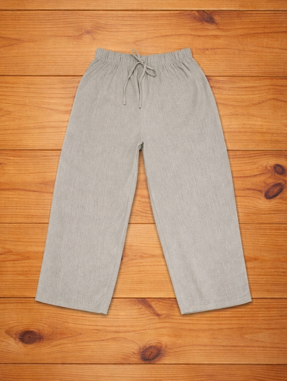 Zara Textured Lightweight Wide Leg Elastic Waist Pants Size Small
